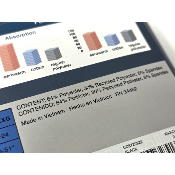 Cuddl Duds ClimateRight Aerowarm Thermal Guard Base Layer Top & Leggings Set XS - Picture 10 of 14